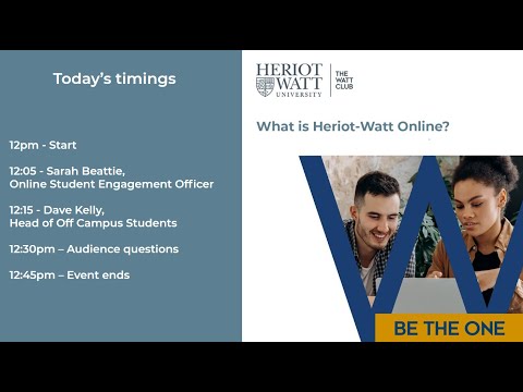 What Is Heriot-Watt Online?