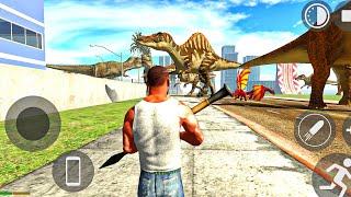 Rocket Launcher Vs Giant Dinosaurs Epic Blast In Indian Bike Driving 3D