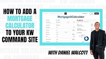 How to Add a Mortgage Calculator to your KW Command Site