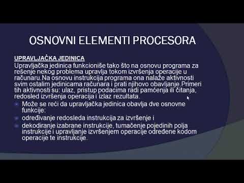 CPU – CENTRALNA PROCESORSKA JEDINICA