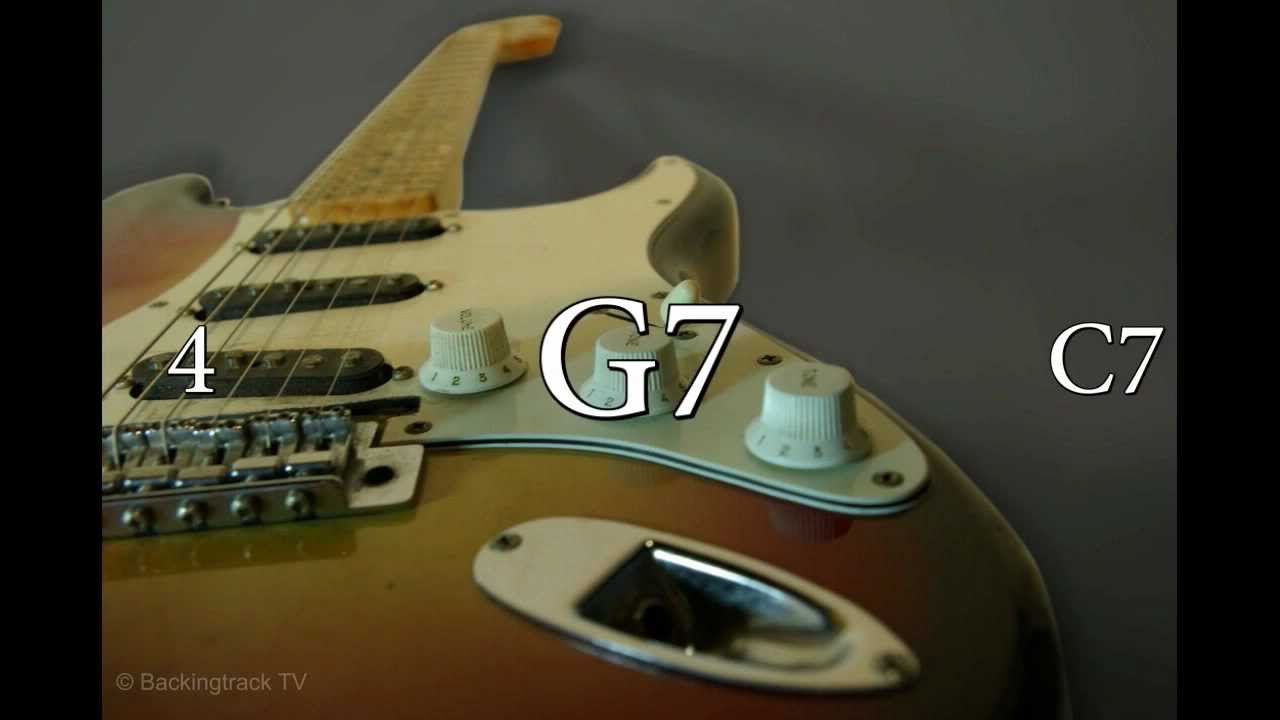 Blues Guitar Backing Track in G