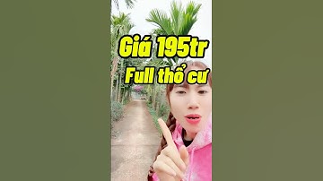 Đất Daklak nguyên lô 195tr full thổ cư, khu đông dân cư. #daklak