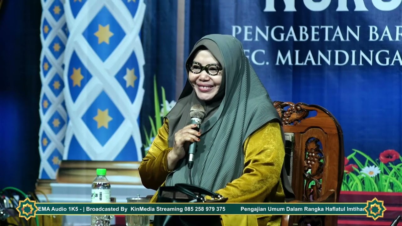 Ceramah Agama Ny.Hj. Hayyinah Lumajang | Haflatul Imtihan KB - MADIN NURUL AMIN