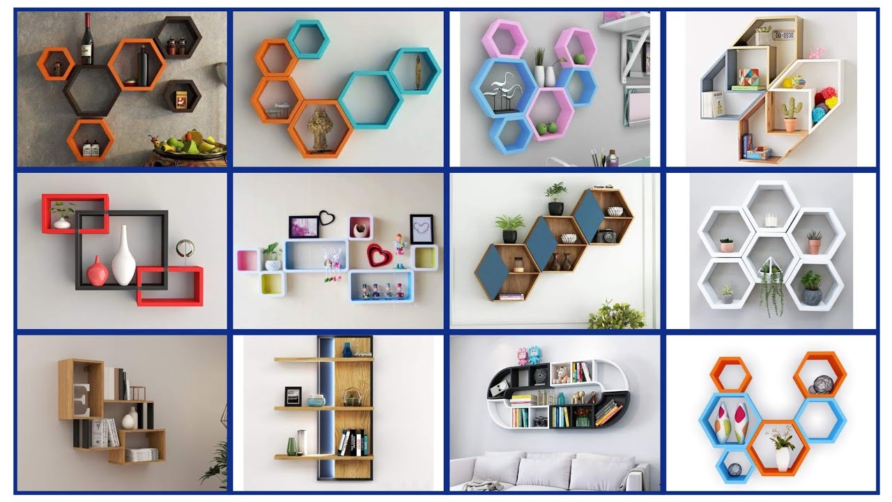 Wall Decor shelves || 100 Modern Wall Shelves Design Ideas 2024 Living ...