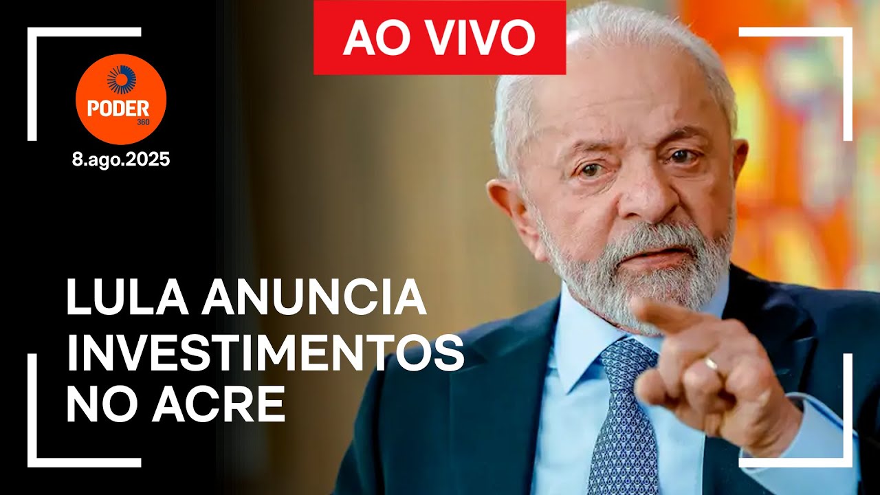 Ao vivo: Lula anuncia investimentos no Acre