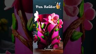 Pen holder craft tutorial video #diy
