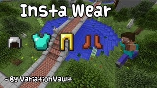 Minecraft Bukkit Plugin - Insta Wear - Change armour just by right clicking