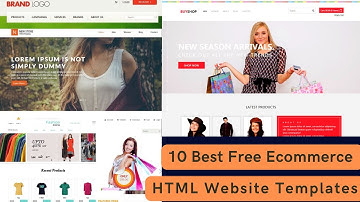 Top 10 Free eCommerce HTML Website Templates | Best Responsive Free eCommerce Templates | Wpshopmart
