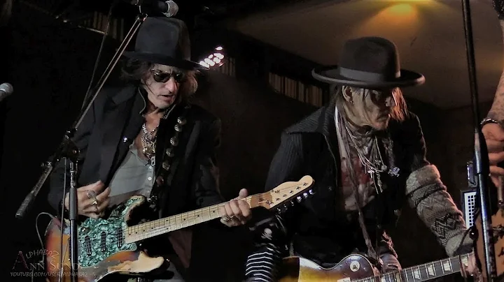 JOHNNY DEPP and JOE PERRY Lucky Strike for Soundch...