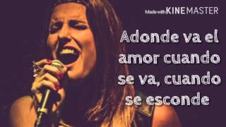 Video thumbnail of "Fran Sfeir - "A donde va el amor" (letra)"