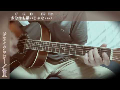 ドライフラワー／優里【ギター弾き語り Sing and Play Guitar】