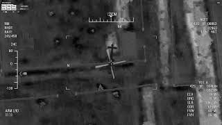 UH-60M fast-rope INFIL as seen from an MQ-9's IFR camera