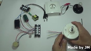 Homemade BLDC Motor Driver Circuit Experiment