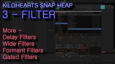 Kilohearts - Snap Heap - 90 Presets - Power Macros - Embrays Designs