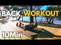 Back workout 10 min / Tabata workout / Hiit