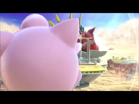 スマブラSP　背中向き手前やられ　ジャイアントサイズ　通常視点　プリン