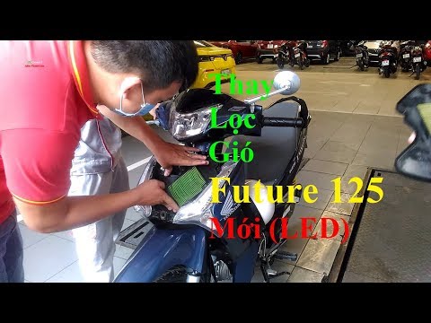 Video Tháo mặt nạ + Thay Lọc Gió Honda Future 125 Mới... - youtube