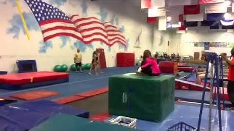 Jessica Ling - Vault Yurchenko Double Twist Video 5 @ 2012 Training - Level 10 - Class of 2015