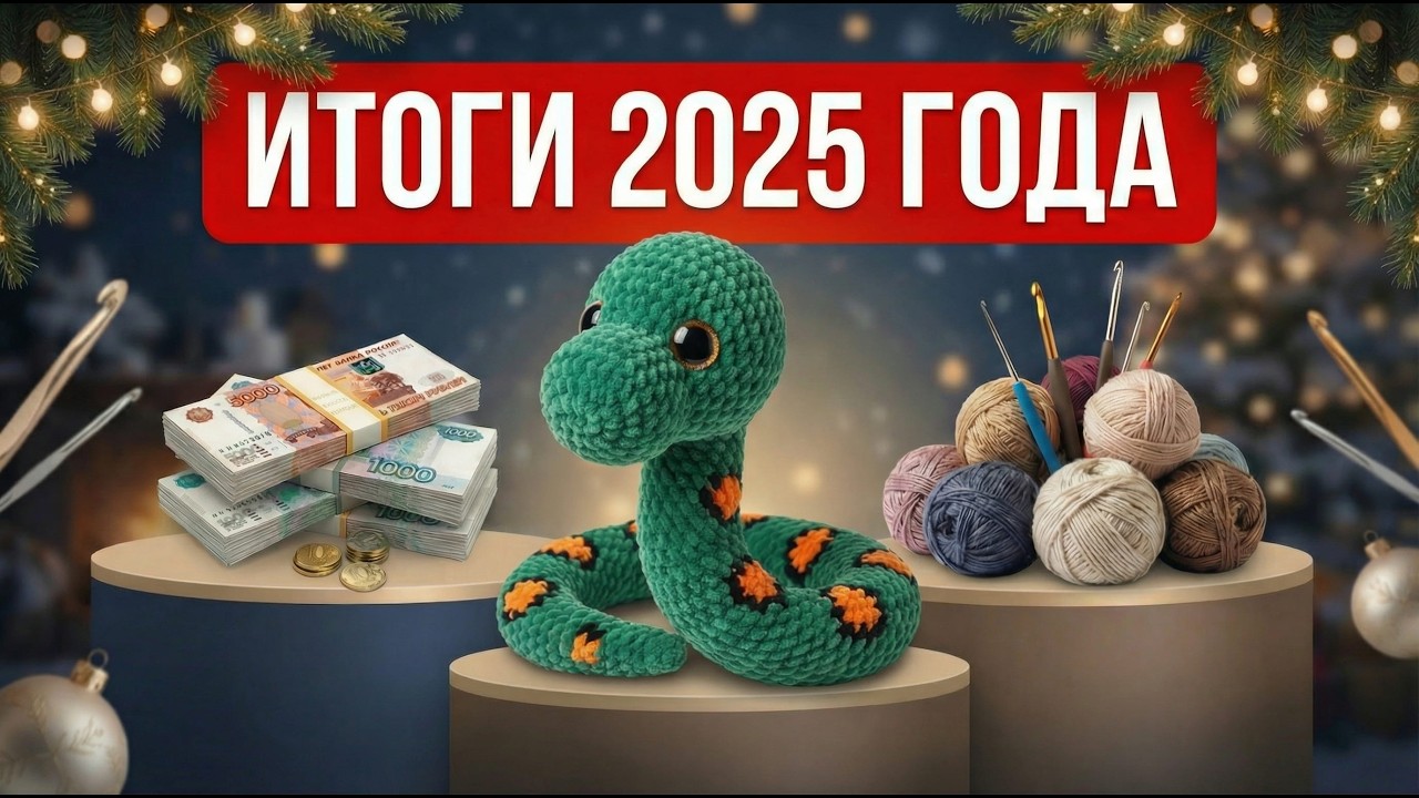 ВЯЗАЛЬНЫЕ ИТОГИ 2025! 🎄| RU.Ками Анастасия