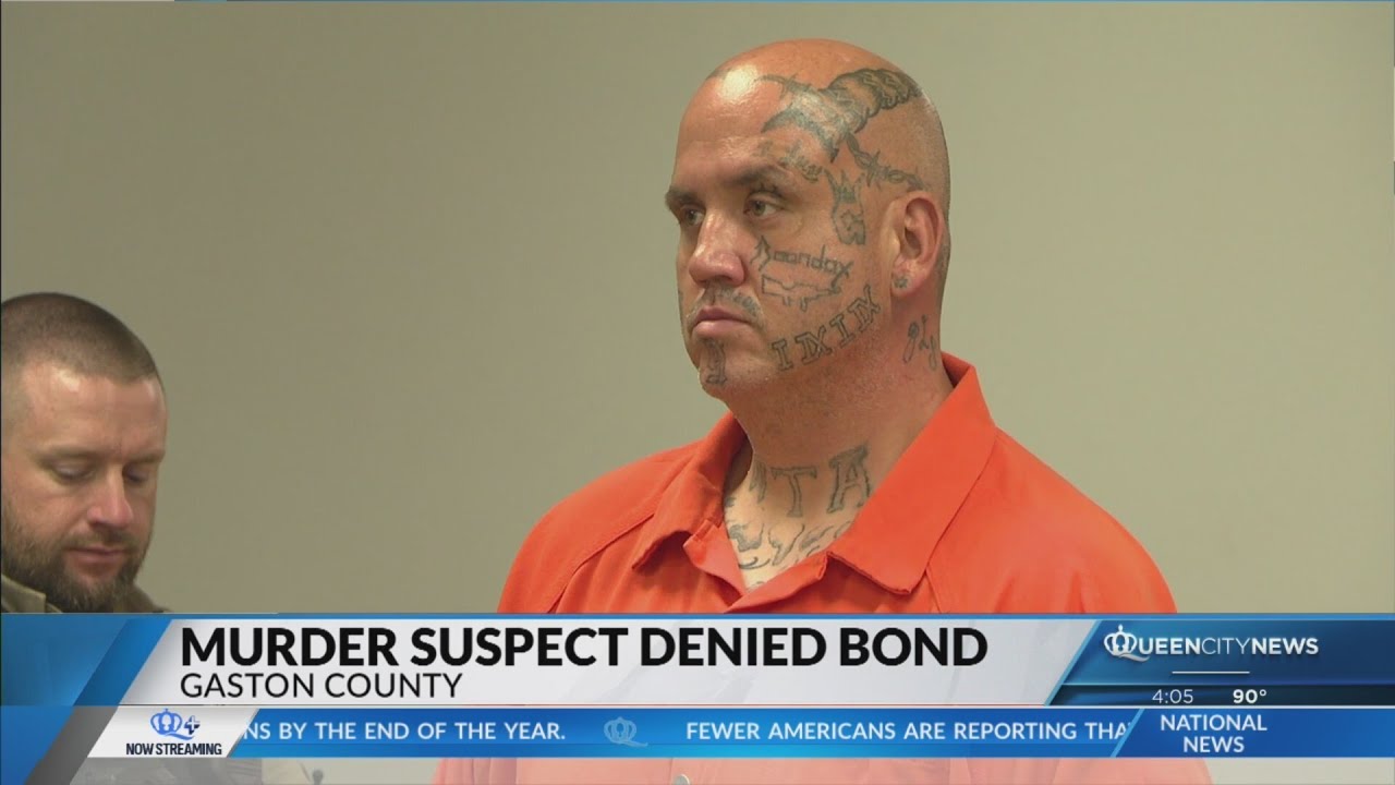 Murder suspect denied bond in Gaston County - YouTube