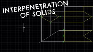Interpenetration of solids series #1 Diamond into Diamond