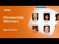 Membership Directory App Overview