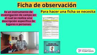 Ficha de observación