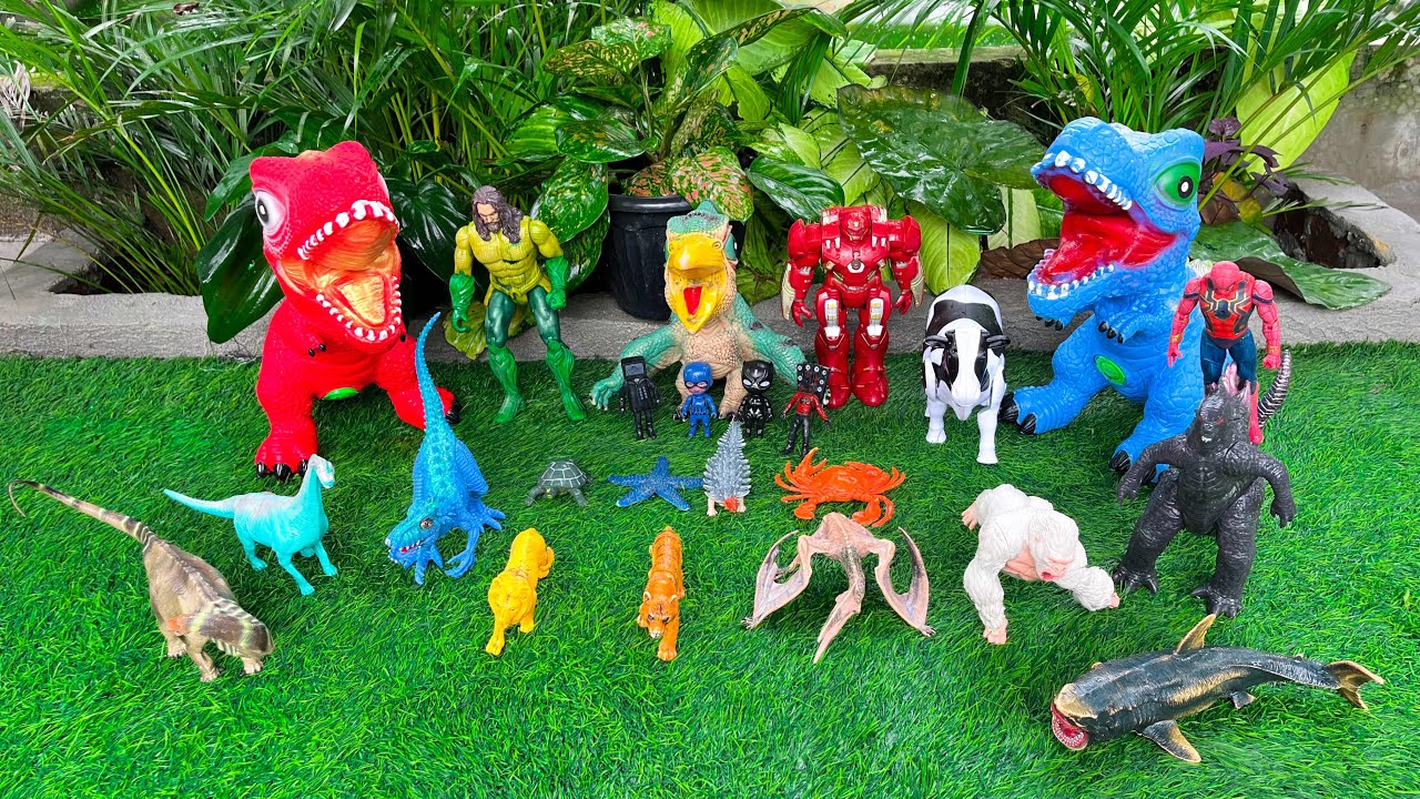 Dinosaurus Jurassic World Dominion: T-rex/ Brachiosaurus/ Skibidi/ Spider-Man/ KingKong/ KingGidorah