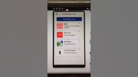 App Prototype - Add Card