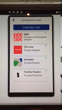App Prototype - Add Card