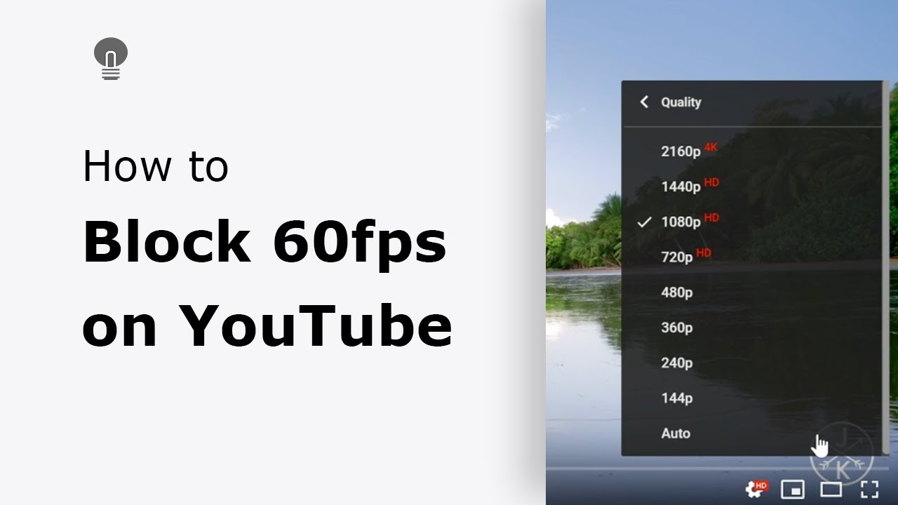 How To Enable The Block 60fps On Youtube Youtube