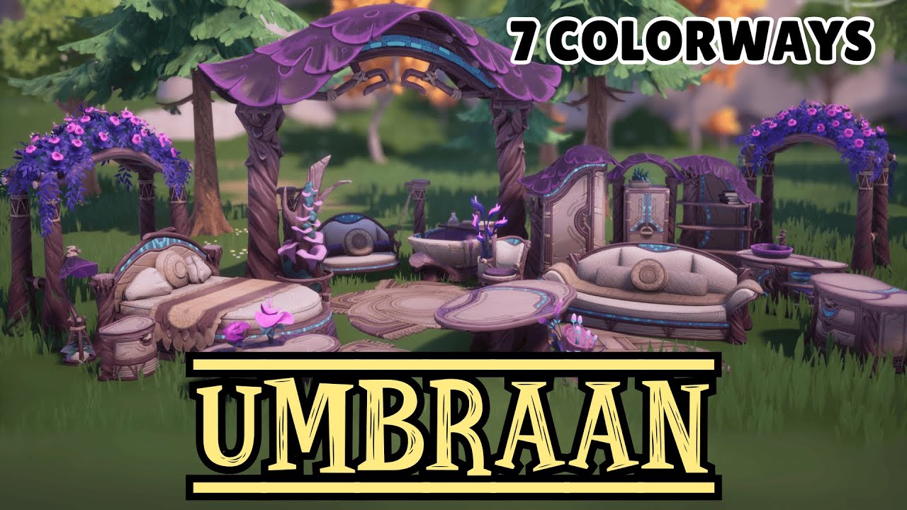 Umbraan :: ALL COLORS :: Palia Furniture Walkthrough