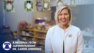 Message from Superintendent Dr. Andrews - December 2024
