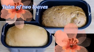 Tales of two loaves , same ingredients different settings ( West Bend Bread Maker / PerySmith BM )