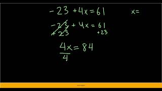 How to Solve Simple Multi-Step Equations - example 8 || Playlists: Basic Algebra Problems, Equations