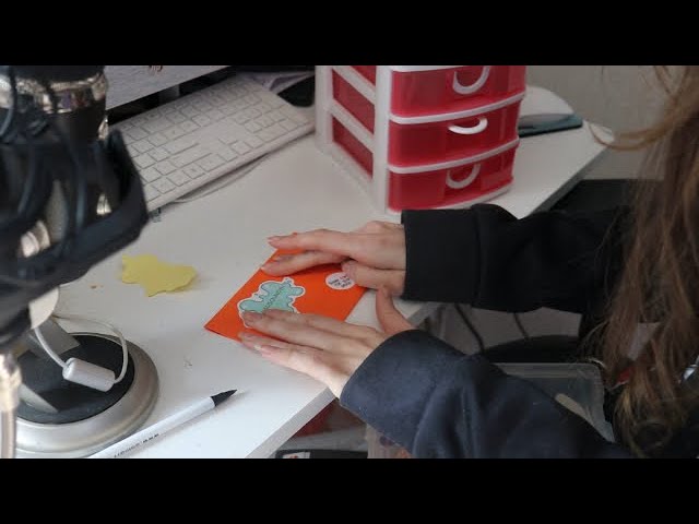 How I Make My Stickers For My Small Business ASMR