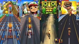 Subway Princess Runner 🆚 Subway Surfers 🆚 Temple Run 2 🆚 Little Singham Run screenshot 4