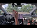 Tesla FSD 14.1.4 Ubers nice young woman from Kingwood to the Rice University campus