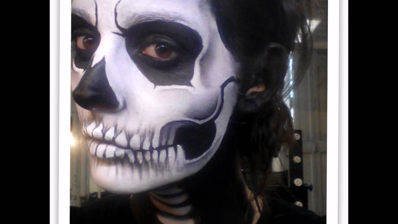 Maquillage de Squelette – MAQUILLAGE.LIVE, image size:1280x720