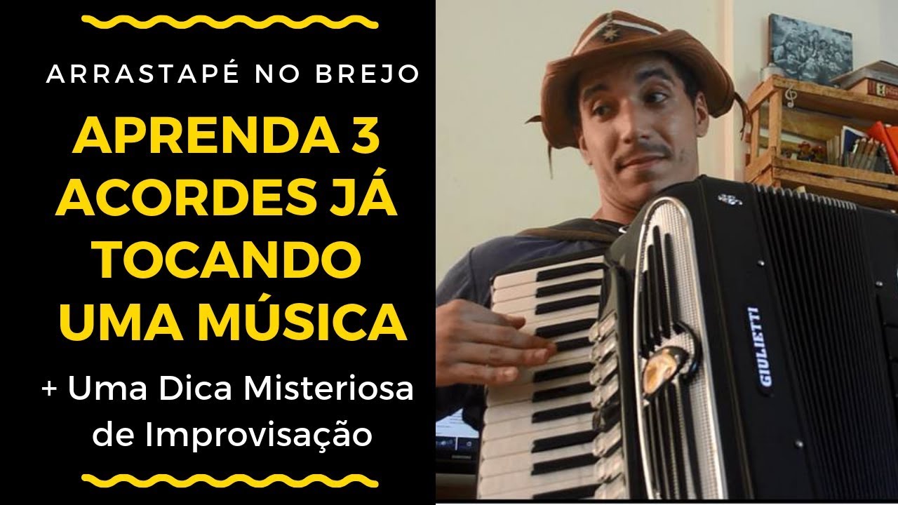 1 Música Para Aprender 3 Acordes e uma Dica de Misteriosa de Improvisação no Final   Acordeon Inicia