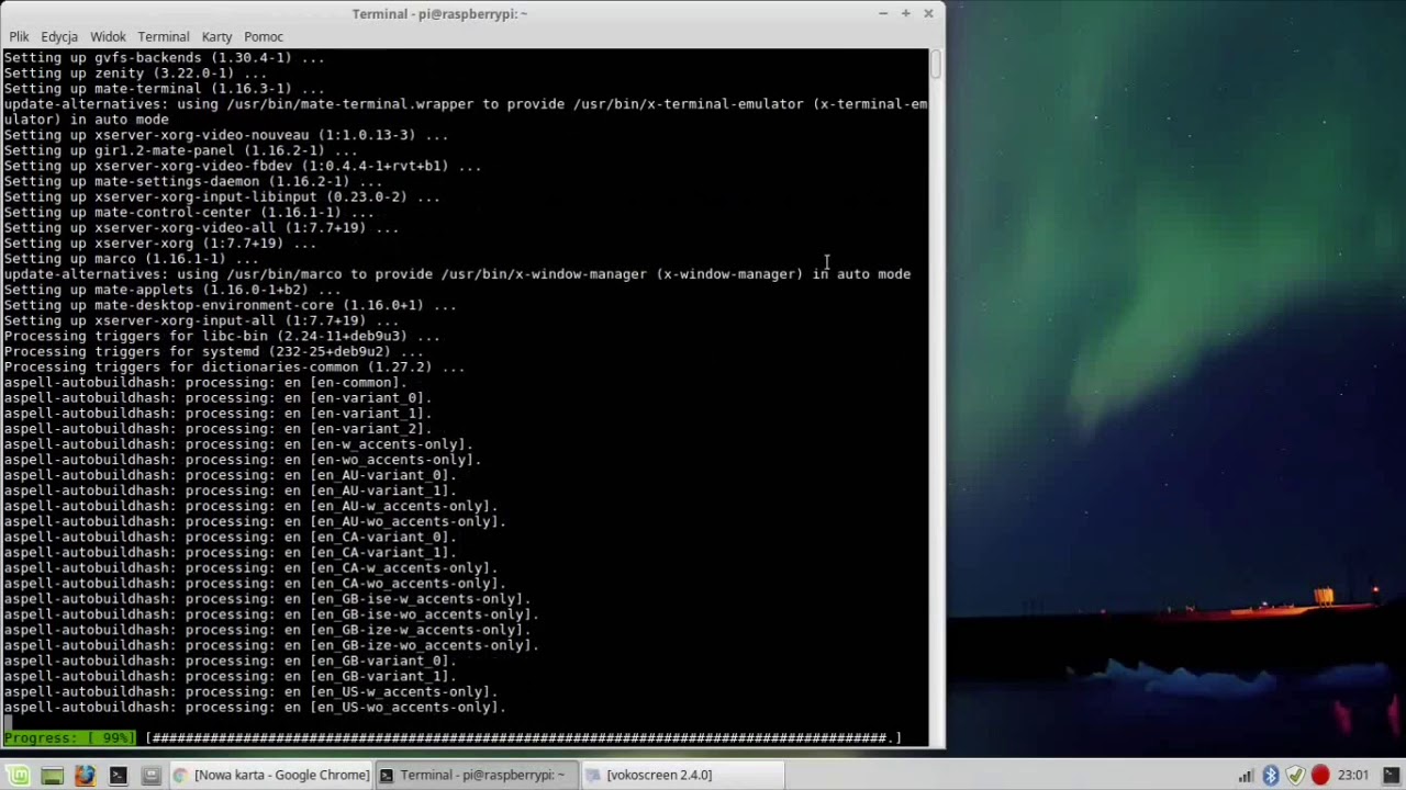 MATE DESKTOP + Zdalny Pulpit VNC Automatyczna Instalacj i Konfiguracja