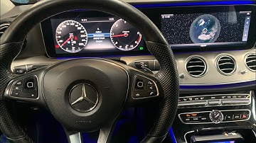Mercedes E Class W213 change menu language