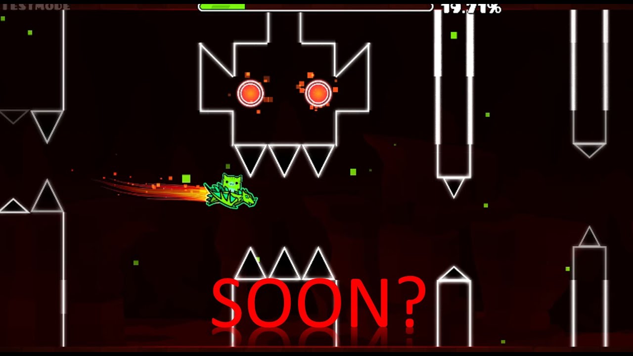 all my work in progress level in GEOMETRY DASH - YouTube
