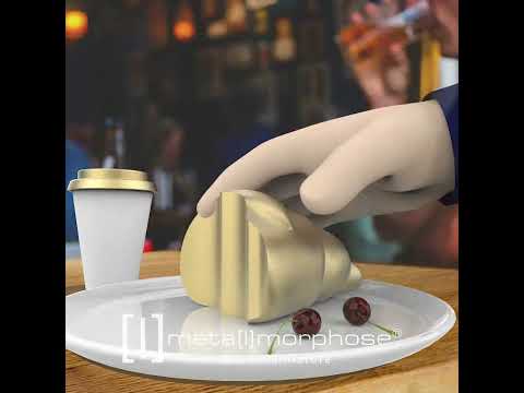 Film produktu: Brelok do kluczy croissant z kubkiem kawy - MTM