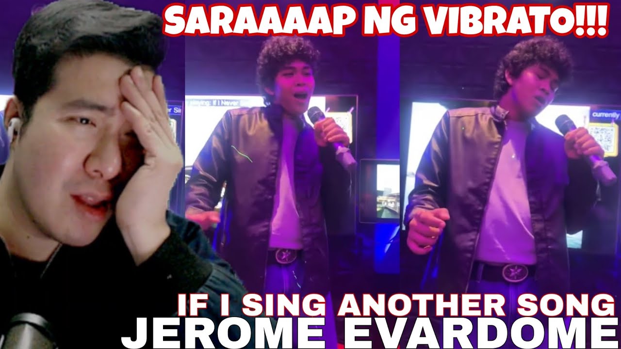JEROME EVARDOME sings IF I NEVER SING ANOTHER SONG by Matt Monro | REACTION