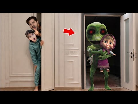 MELİSA NİSA ! KORKUNÇ YEŞİL UZAY CANAVARI KARDEŞİNİ KAÇIRDI