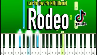 Lah Pat - Rodeo (feat. Flo Milli] [Remix] (Piano Tutorial EASY)