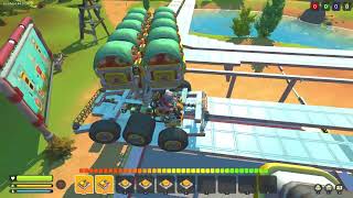 Scrap Mechanic - Full automatic loop - Package, weld, launch, deliver, return tour.