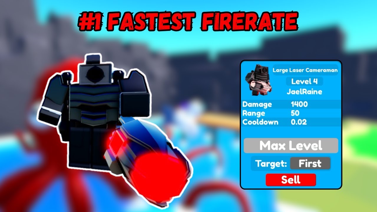 FASTEST COOLDOWN in Toilet Tower Defense!