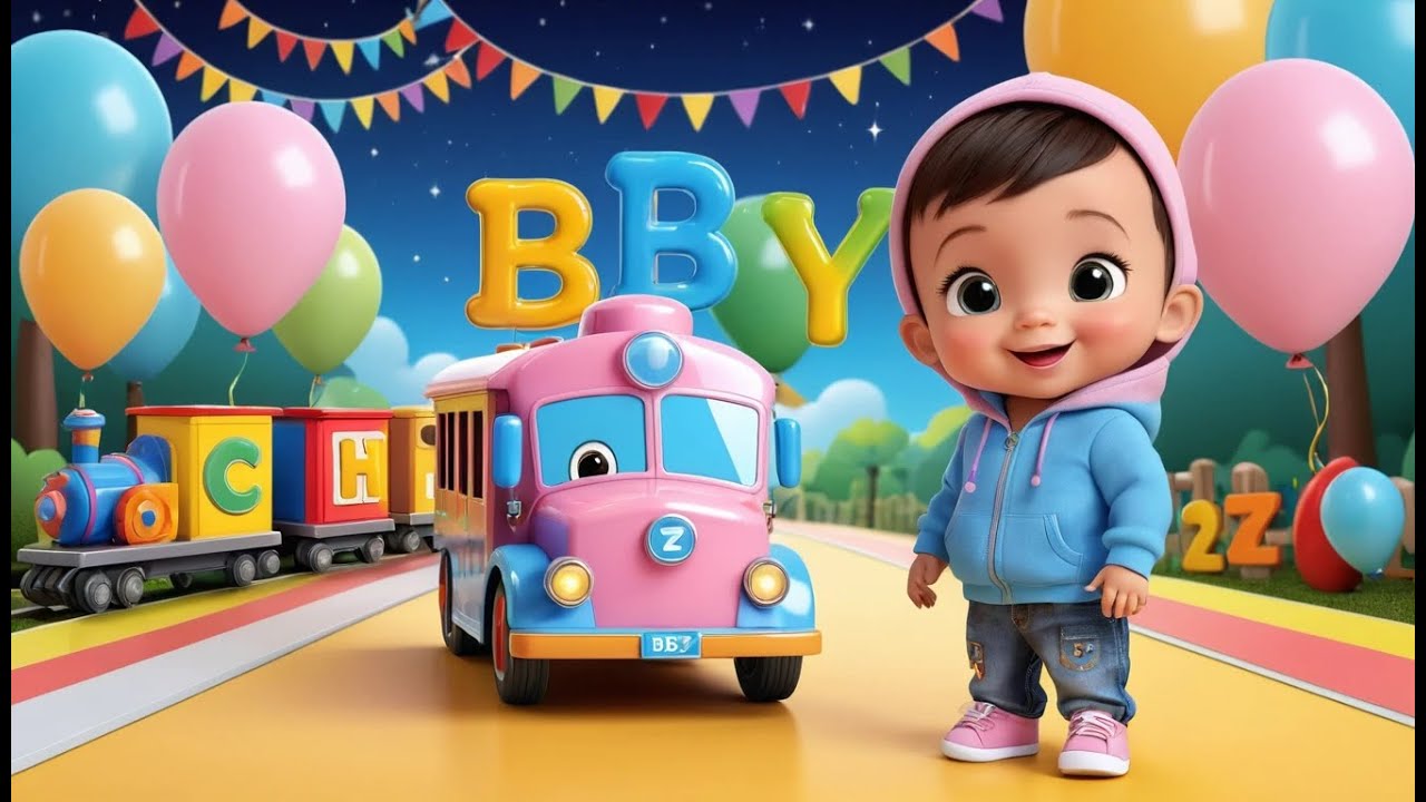 Alphabet Train School | Fun Learning & Action Song for Toddlers